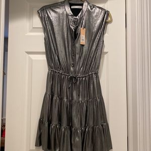 Rebecca Minkoff Gunmetal XXS NWT dress
